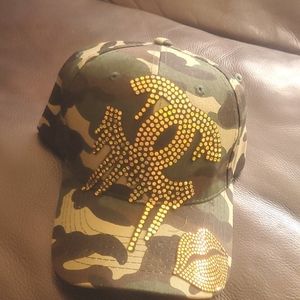 Womens Vintage Camouflage Cap